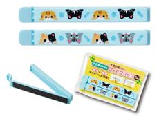 【120セット以上から注文可能】マグネット付き2WAYクリップ２個組：にゃんこ