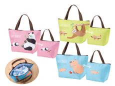 【60個以上から注文可能】ほっこりアニマルランチ保冷温バッグ