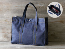 デニムデザインスクエアバッグ