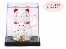 親子ふりふり招き猫ホワイト　1個