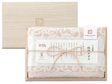 今治謹製　木箱入りフェイスタオル １個