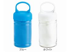 カラビナ付きボトル入りクールタオル　1個