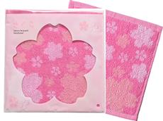 桜ハンドタオル　１枚