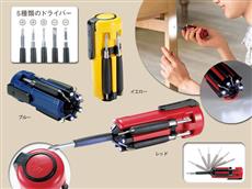 災害対策にも役に立つライト付マルチツールセット