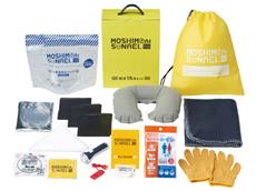 本棚にも収納できる箱入り防災15点セット １個