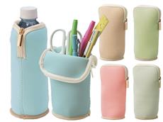 やさしい色のスタンドポーチ １個