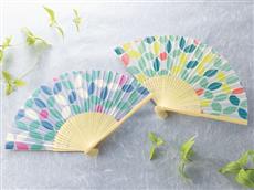 七宝リーフ柄扇子 １個
