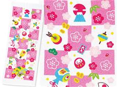 干支置名刺ポケット袋入り干支巳タオル：41060（１枚）