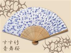 夏の一番おすすめ青舞桜扇子